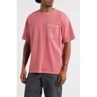Carhartt Work in Progress Torion Distressed Pocket T-Shirt in Marsala (Grind Wash) at Nordstrom, Size X-Large