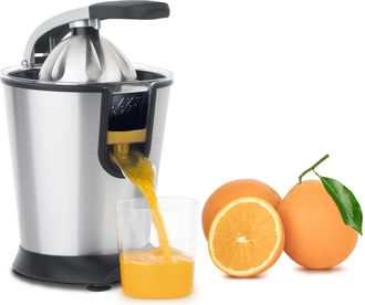H.Koenig Hkoenig - Agr80 Exprimidor El&eacute;ctrico Para Zumos De C&iacute;tricos Y Naranjas, Con Brazo Articulado Profesional, 160 W, Libre De Bpa, Sistema Antigoteo, Sile
