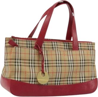 Burberry Pre-owned Handbags, female, Beige, Size: ONE SIZE Pre-owned Hand Bag