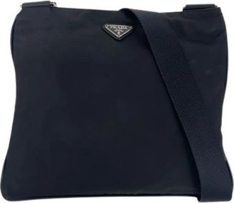 Prada Pre-owned Cross Body Bags, female, Black, Size: ONE SIZE Pre-owned Vintage Cross Body Bag