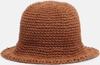 Magda Butrym Crochet cotton bucket hat