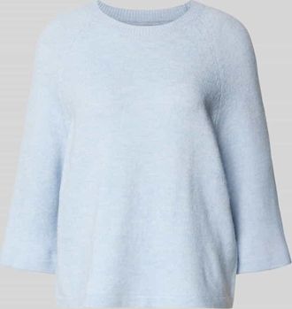 Only Oversized Strickpullover mit 3/4-Arm Modell SIMONI in Hellblau, Gr&ouml;&szlig;e XL