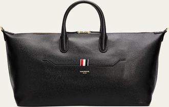 Thom Browne Mens Soft Pebble Grain Medium Duffle Bag