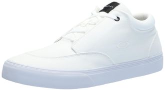 Oakley Mens Banks Low Canvas Sneaker, White, 11 UK