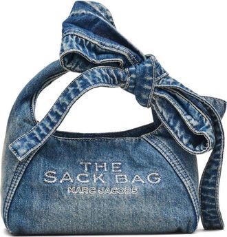 Marc Jacobs The Mini Sack Denim handtas