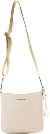 Michael Kors Cross Body Bags, female, Beige, Size: ONE SIZE Canvas Crossbody Bag with Adjustable Strap