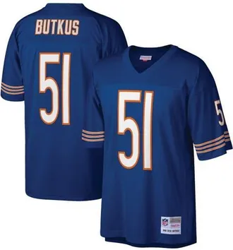 Mitchell & Ness Mens Mitchell & Ness Dick Butkus Navy Chicago Bears Retired Player Legacy Replica Jersey at Nordstrom, Size Small