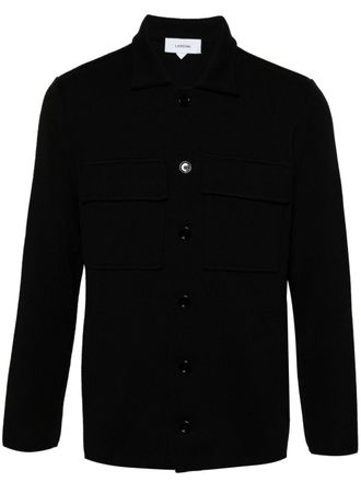 Lardini virgin wool cardigan - Black