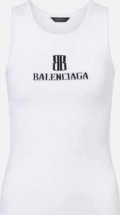 Balenciaga Tank top Nano BB in maglia