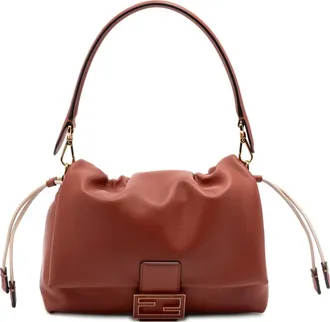 Fendi Borsa a spalla Mamma Baguette media - Marrone