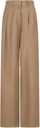 Pantaloni Torino Frankie pleated trousers - Neutrals