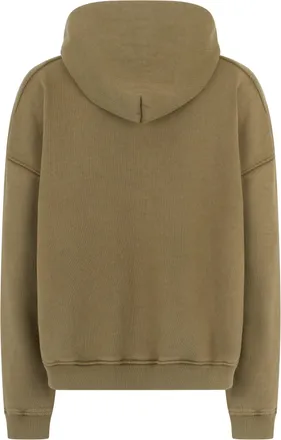 Represent Mens Hooded Sweatshirt Khaki Cotton Jumpers Sweater