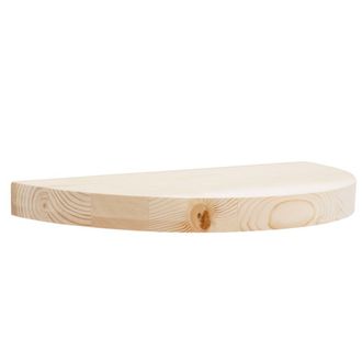 Deco Wood Mesita de noche de madera maciza flotante natural de 3,2x40cm