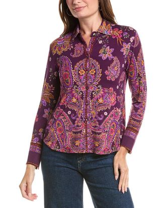 Johnny Was Petite The Janie Favorite Button Front Shirt