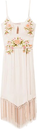 Twin-Set Abito midi a fiori - Toni neutri