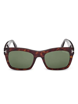 Tom Ford Eyewear square full-rim sunglasses - Brown