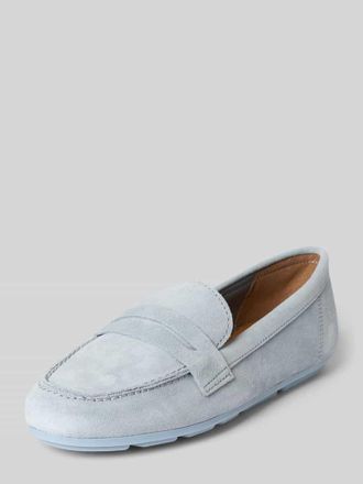 Tamaris Tamaris Loafer aus echtem Veloursleder in Hellblau, Gr&ouml;&szlig;e 36