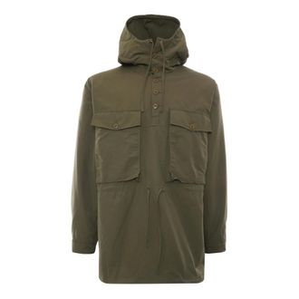 Nigel Cabourn Light Jackets, male, Green, Size: 2XL Track Smock
