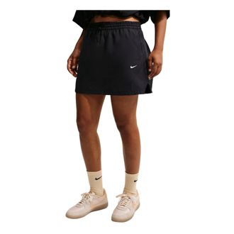 Nike Minifalda de tiro medio - Sport - Mujer - Negro - XL
