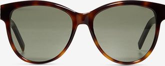 Saint Laurent Katzenaugen-Sonnenbrille SL M107 Havana