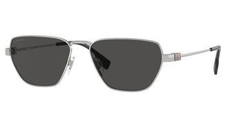 Burberry BE3146 100587 Mens Sunglasses Silver Size 56