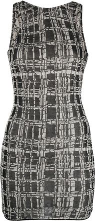Vitelli sleeveless knitted minidress - women - Cotton/Polyamide/Linen/Flax/Recycled Nylon - 1 - Black