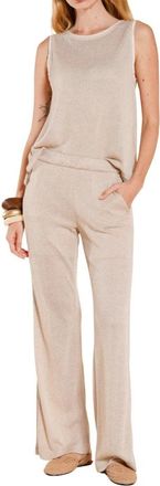 Mason's Easy Straight Chino Jogger Broek - Dames - Sweatpants - Beige - XL - Broeken