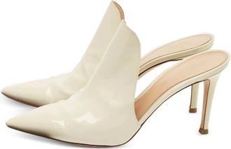 Gianvito Rossi Mules Aramis a punta - Toni neutri