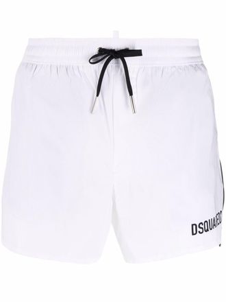 Dsquared2 Icon Forever swimming shorts - men - Spandex/Elastane/Polyamide - 50 - White