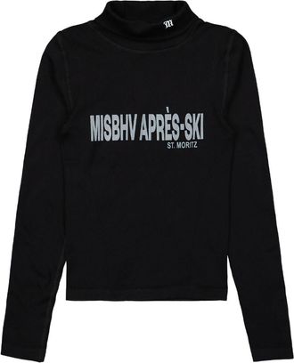 Misbhv x Après-Ski St. Moritz jumper - women - Spandex/Elastane/Polyamide - M - Black