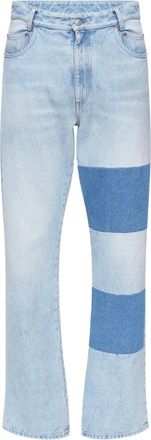 Maison Margiela Jeans con dettaglio a righe - Blu