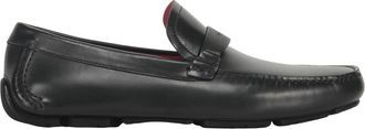 Ferragamo Klassieke leren loafers met logodetail - Heren - Loafers - Zwart - 45 EU - Leer - Schoenen