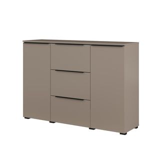 Petits Meubles Aparador 2 puertas 3 cajones estratificado Topo