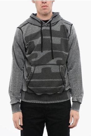 Diesel RED TAG Hoodie S-GINN-HOOD-L1 with Maxi Frontal Logo size L