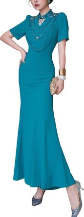 Burryco Short Sleeve Maxi Dress