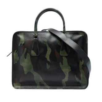 Prada Pre-owned Business Bag - Heren - Vintage Handtas - Veelkleurig - ONE Size - Leer - Vintage