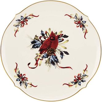 Lenox Winter Greetings Round Serving Platter