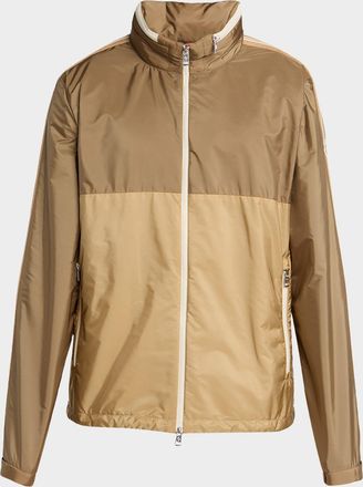 Moncler Men & apos;s Bicolor Nylon Full-Zip Jacket