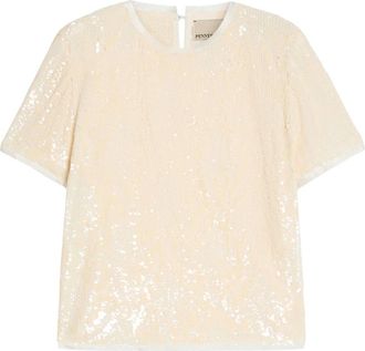 Pennyblack Pbicoccole T-shirt - Dames - T-shirts - Wit - M - Polyester - Tops