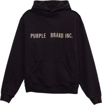 Purple Felpa Artifact con cappuccio - Nero