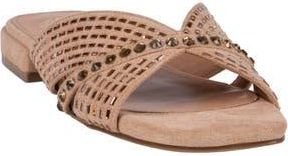 Good Choice Shoes Elara Embellished Slide Sandal in Beige at Nordstrom Rack, Size 6.5