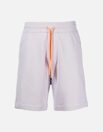 Vivienne Westwood Mens Mens Lavender Vivienne Westwood Orb logo-Embroidered Shorts - Purple - Size: 32/30/31