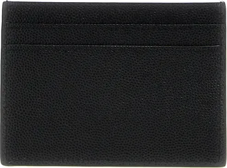 Saint Laurent Monogramme Leather Card Case - Black