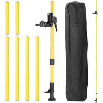 OEM Soporte De Nivelador De L&iacute;nea Ajustable De Altura M&aacute;xima De 4,2 M, Soporte De Barra Telesc&oacute;pica, Soporte Extensor De Elevaci&oacute;n De Cable De 1/4 Para Ni