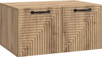 vidaXL Mueble Para Tv De Pared 59,5 X 41 X 30 Cm Roble Artisan Vidaxl