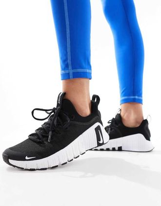 Nike Free Metcon 6 - Sneakers nere e bianche-Nero