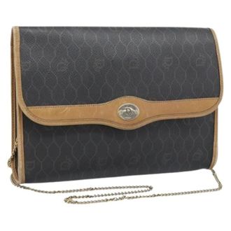 Dior Pre-owned Vintage Schoudertas - Dames - Pre-owned - Zwart - Maat: ONE Size Leer