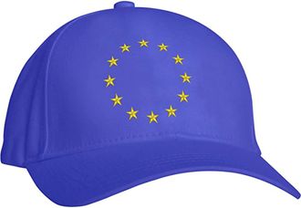 Generic Embroidered European Star Baseball Cap, European Union,EU Stars Flag Hat EU Embroidered Logo(Royal)
