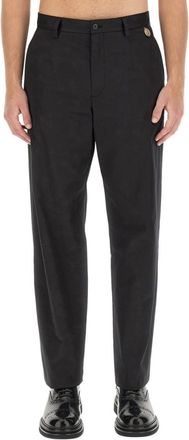 Dolce & Gabbana Black Flat Front Pants
