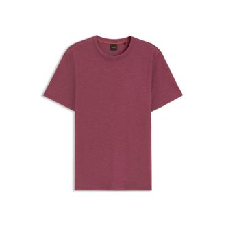 BOSS Cotton-jersey T-shirt with logo detail